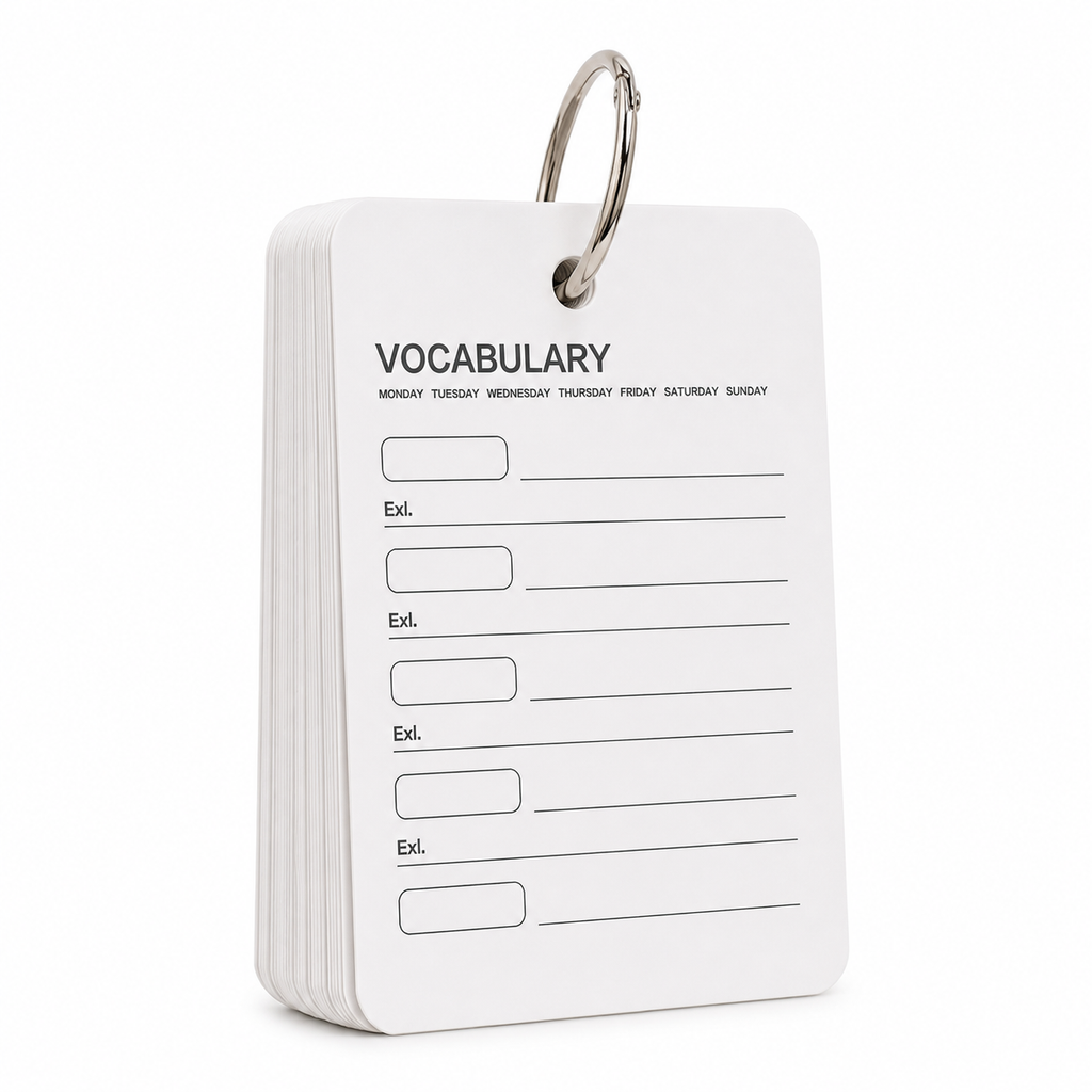 Tarjetas de Vocabulario