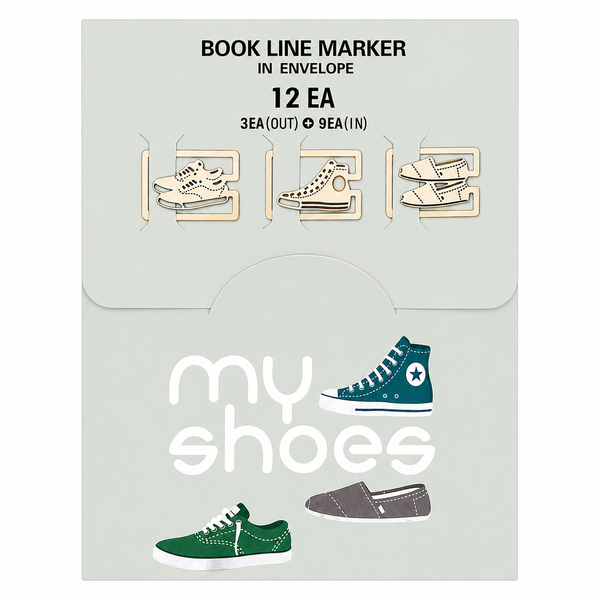 Marcador de Libros Zapatos