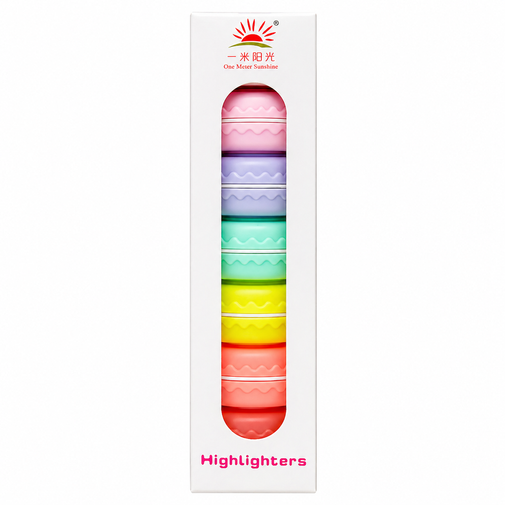 Destacadores Macaron Apilables (6 colores)