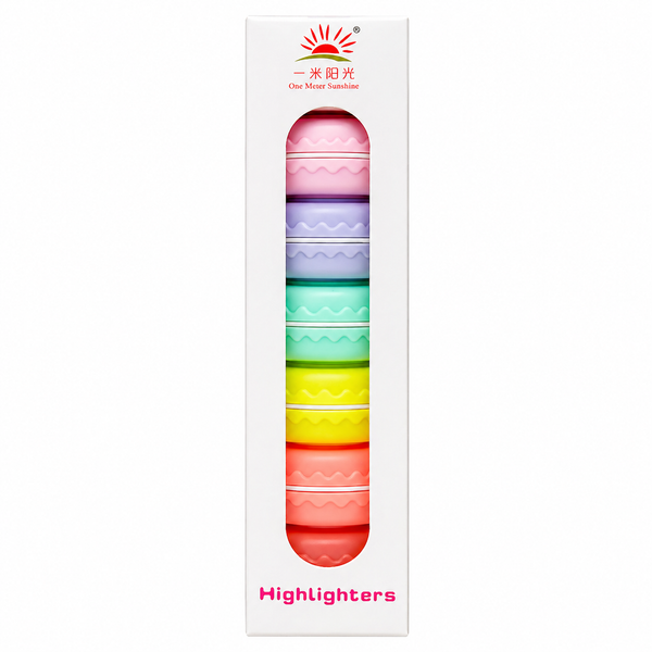 Destacadores Macaron Apilables (6 colores)
