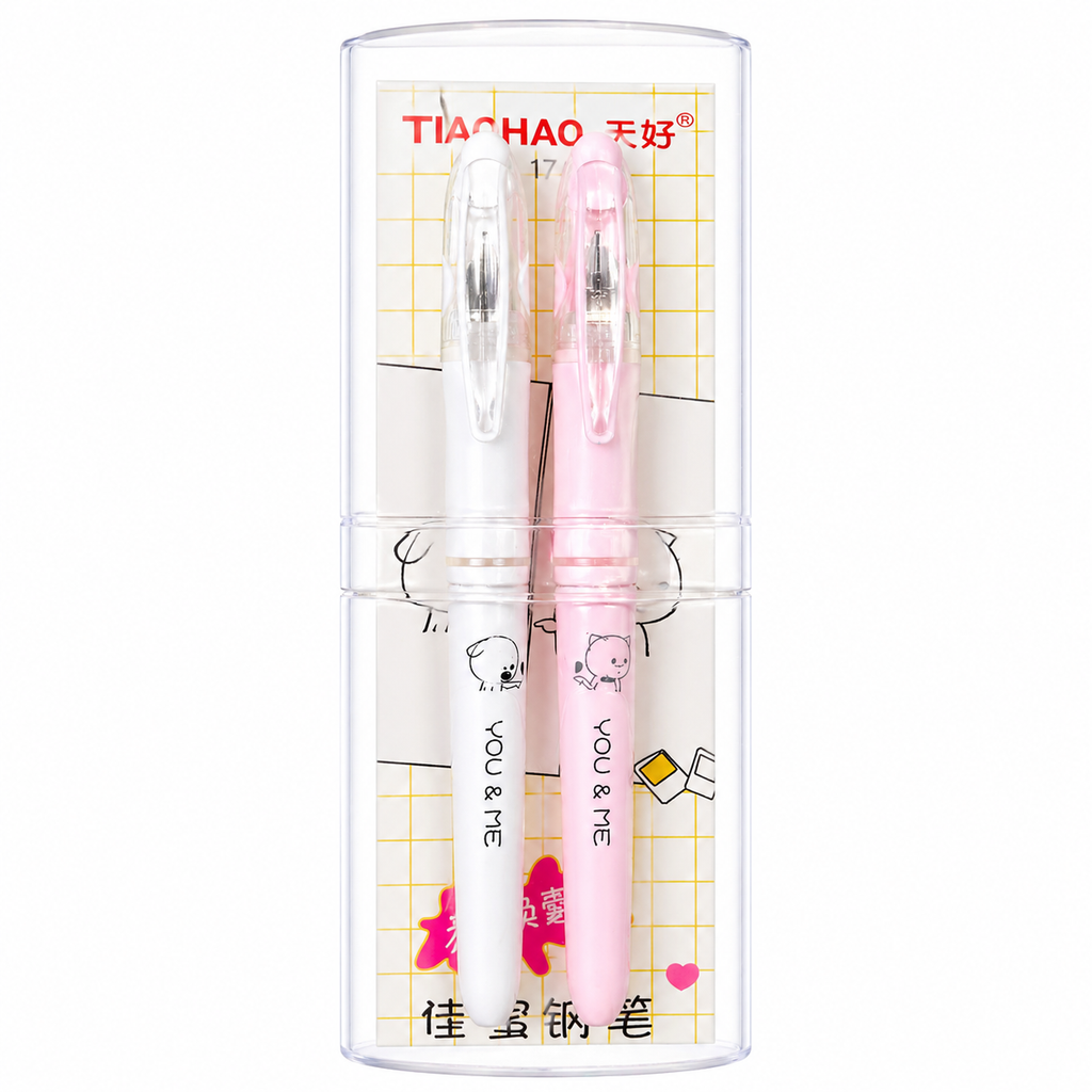 Set de Plumas Gel “You & Me” (2 unidades)