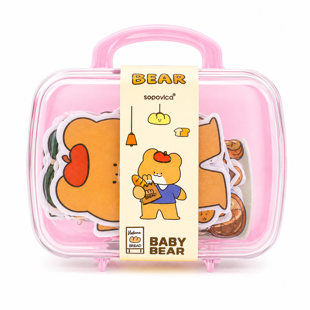 Set de Stickers Kawaii “Baby Bear”