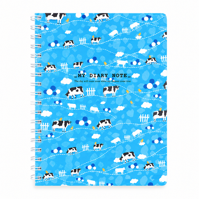 Libreta vaquita lineas