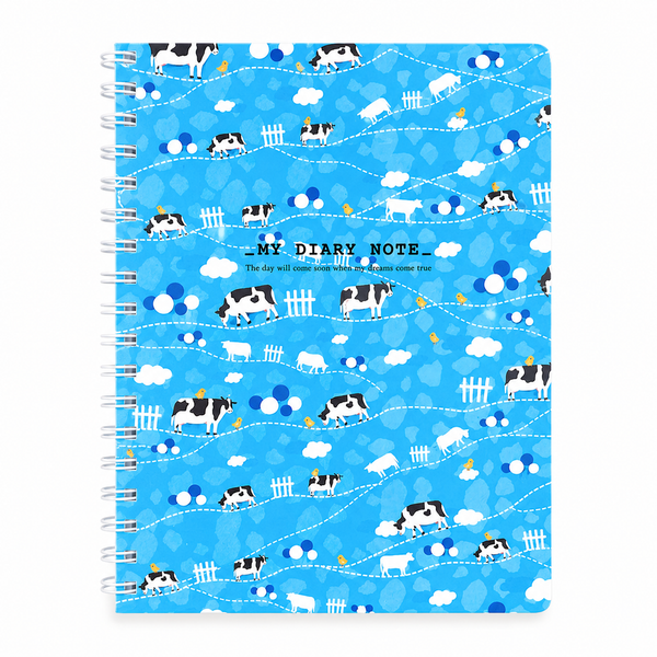 Libreta vaquita lineas