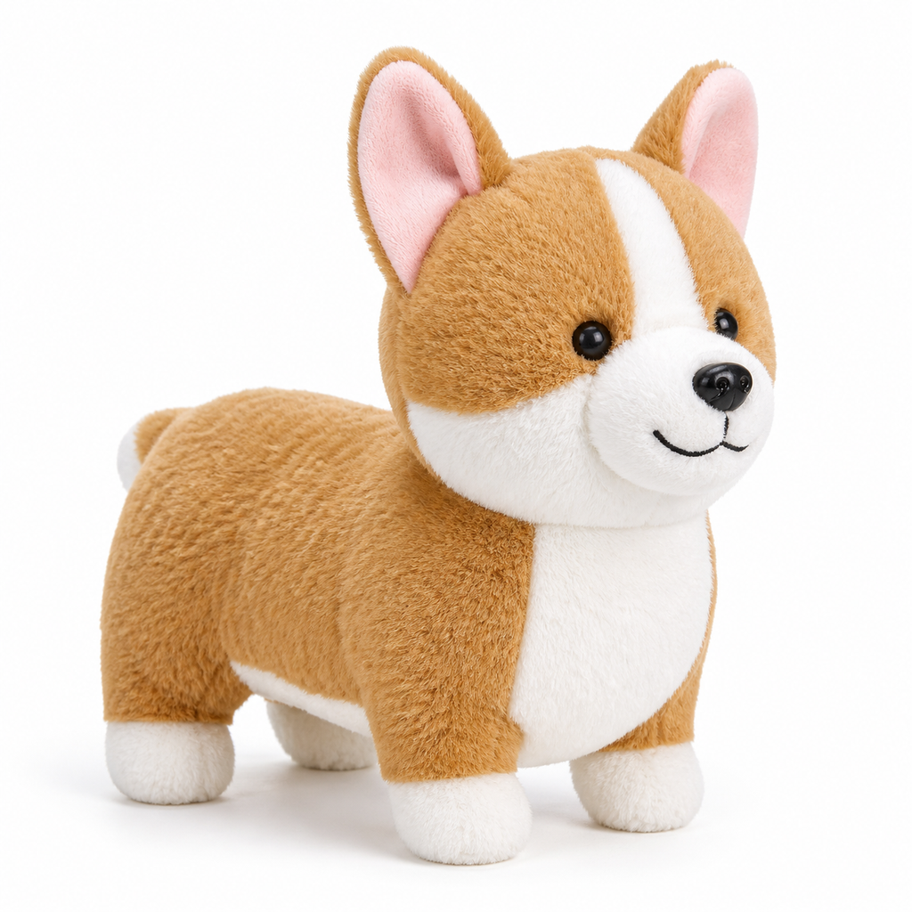Peluche Perro Corgi Kawaii Almohada Suave
