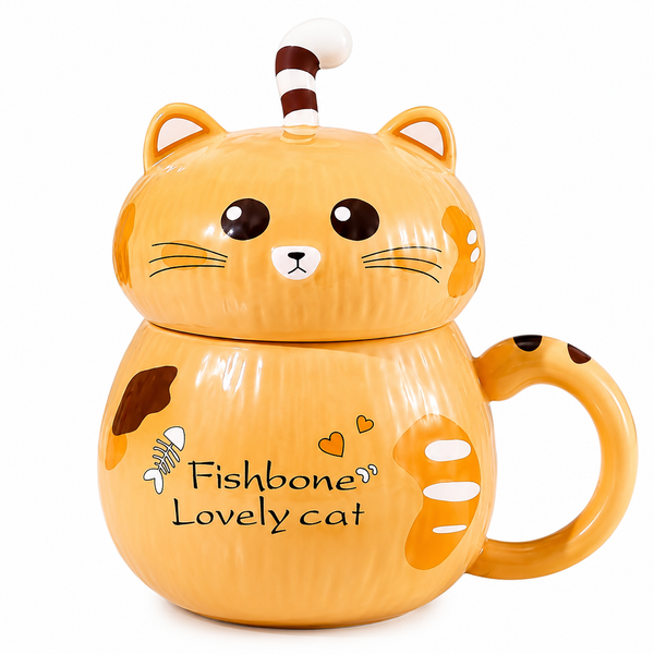 Tazón Gatito Amarillo