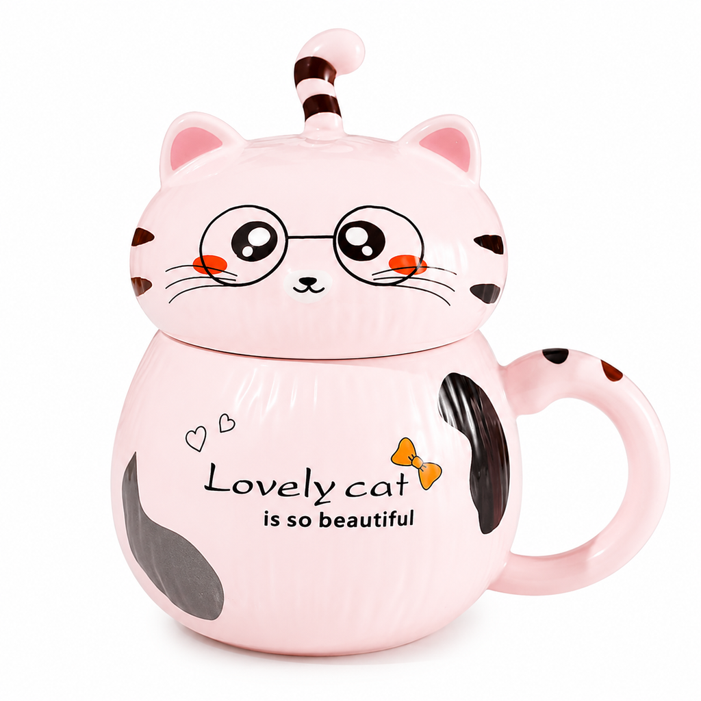 Tazón Gatito Rosa