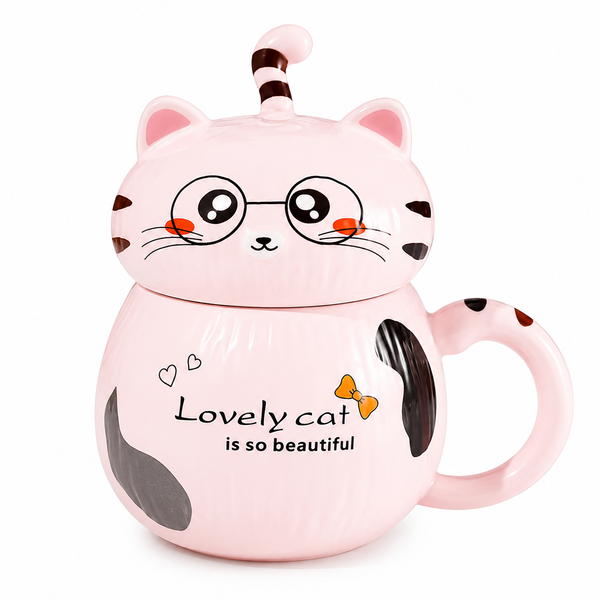 Tazón Gatito Rosa
