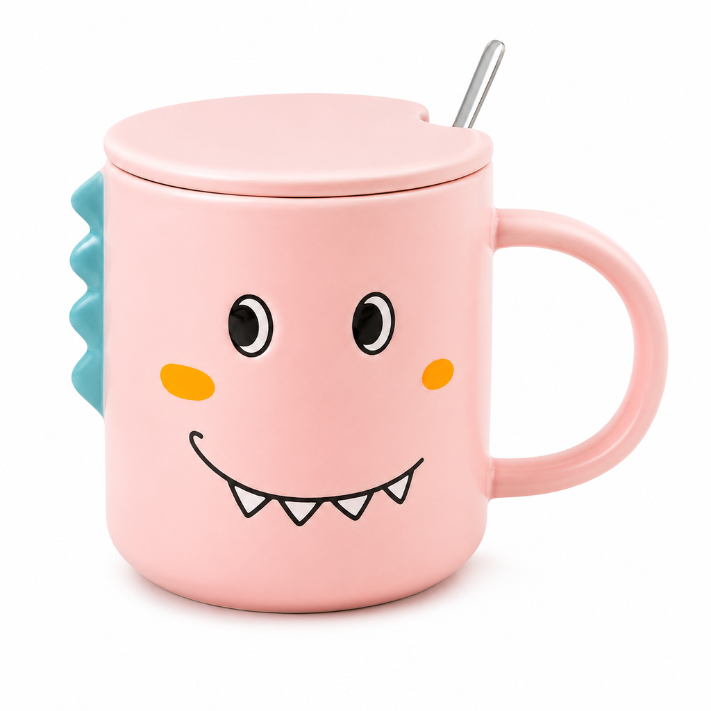 Tazón Dinosaurio Rosado