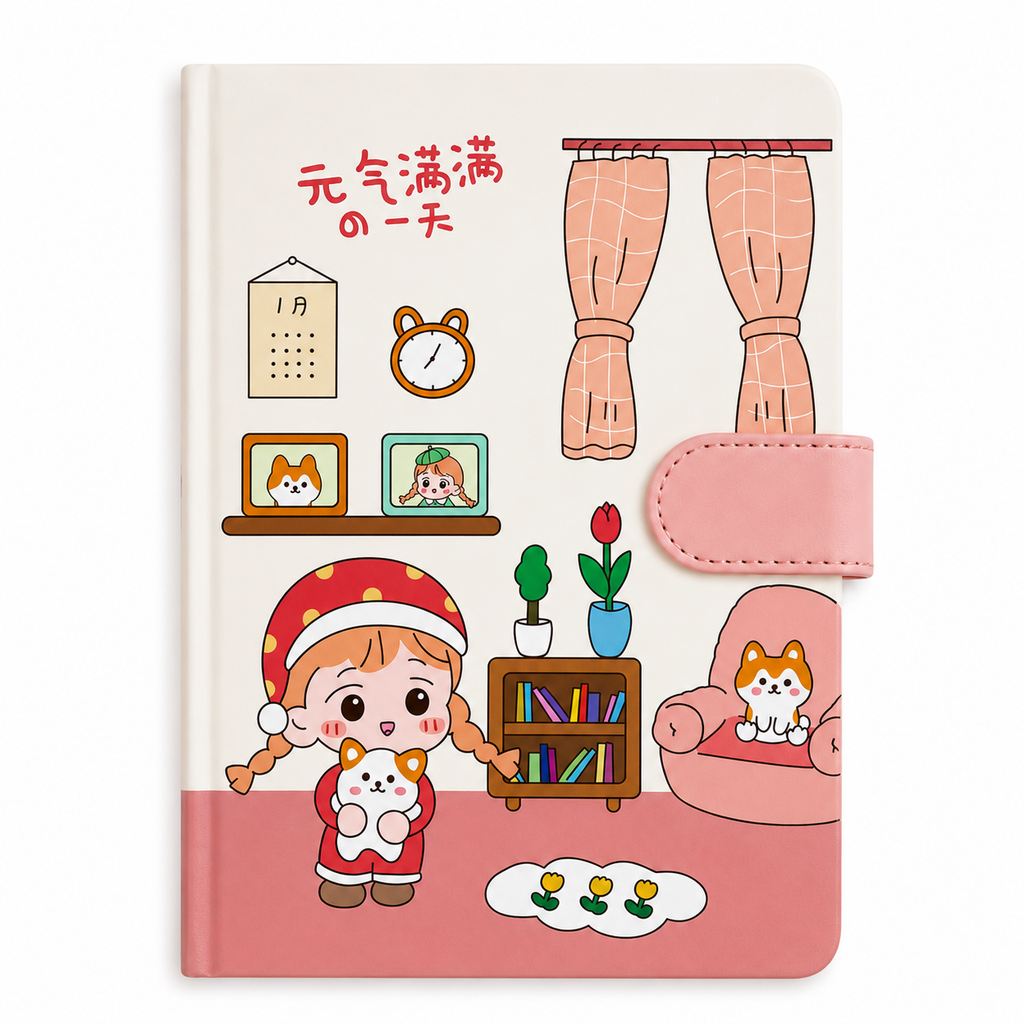Libreta niñita con gatito