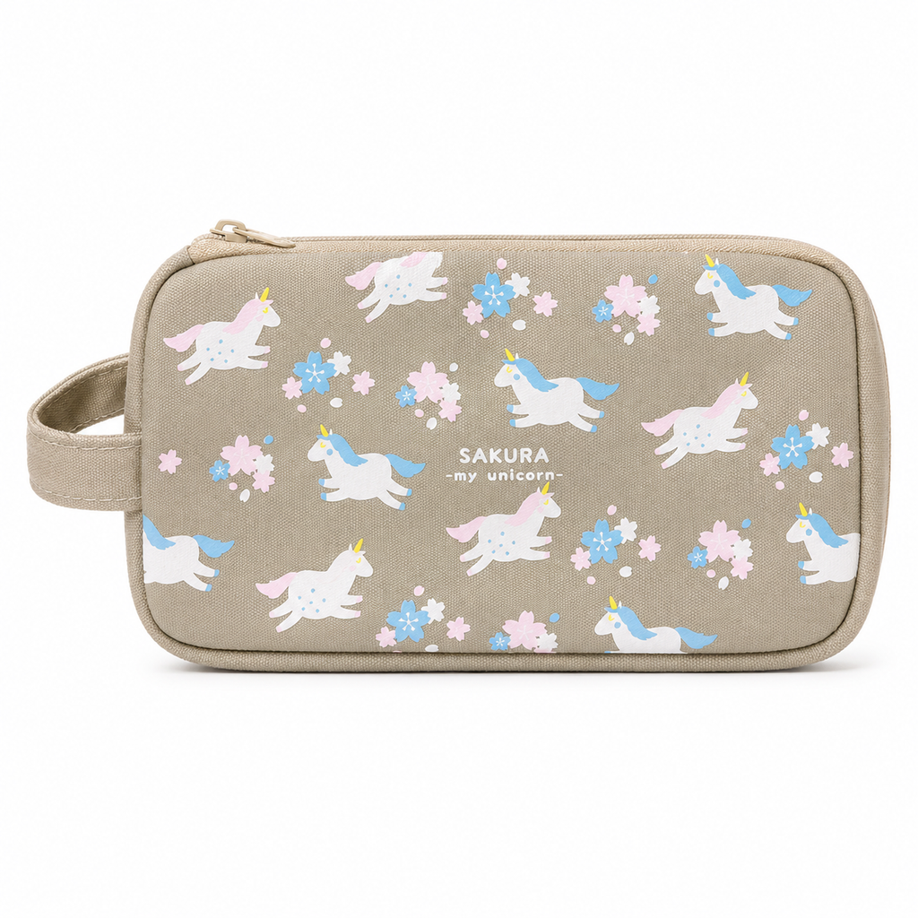 Estuche Escolar Unicornio Kawaii