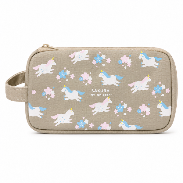 Estuche Escolar Unicornio Kawaii