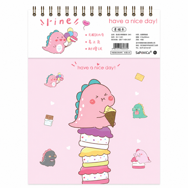 Croquera Dinosaurio