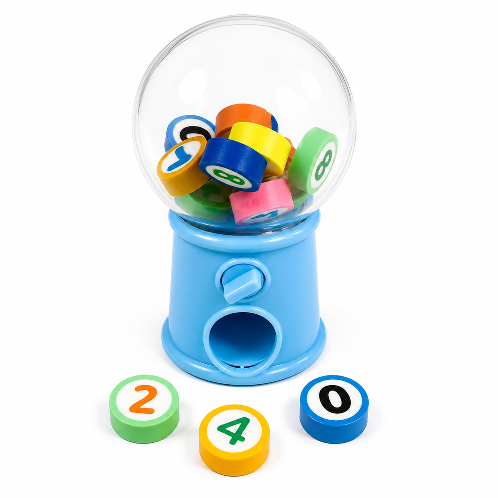 Gomas de Borrar Mini Dispensador Kawaii Retro
