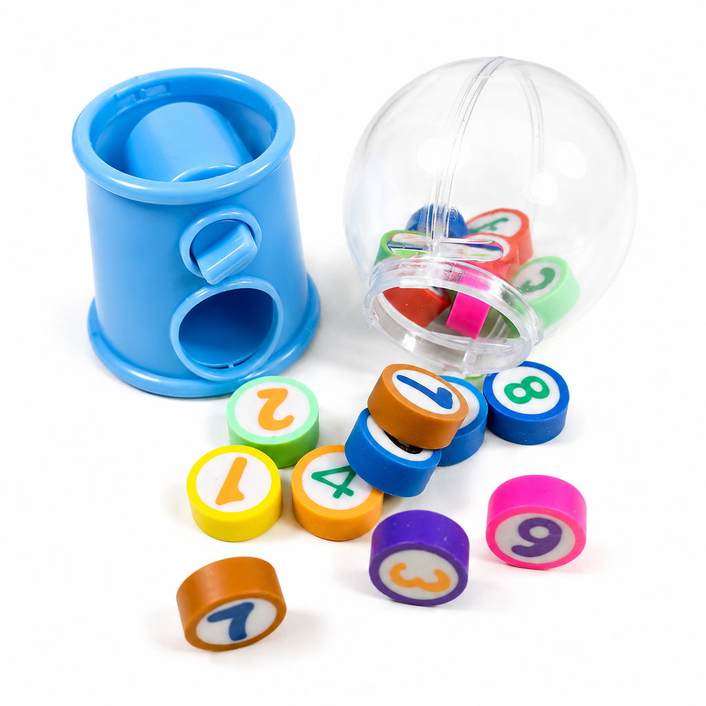 Gomas de Borrar Mini Dispensador Kawaii Retro