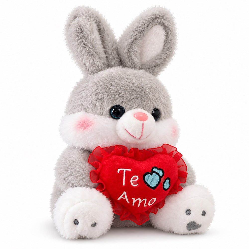 Peluche Conejo con Corazón 22 cm