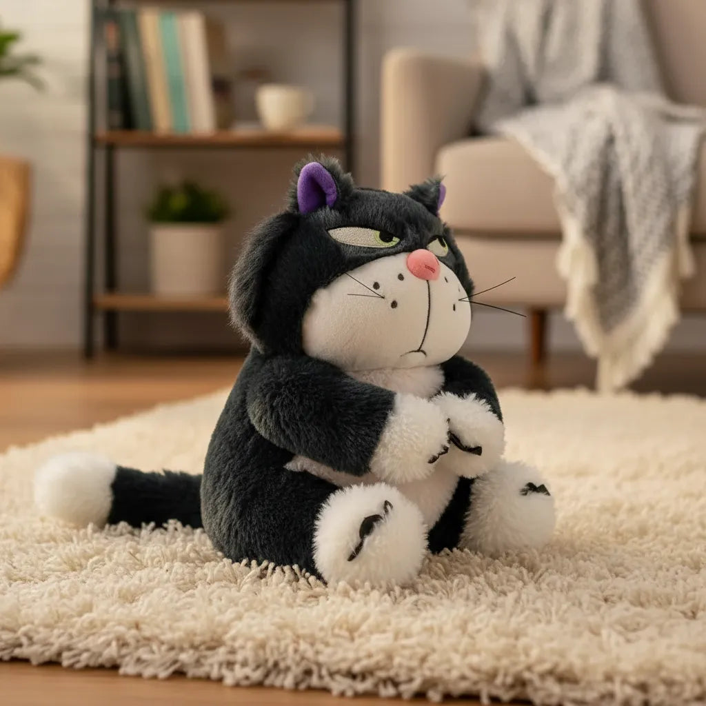Peluche Gatito Gruñón Sentado