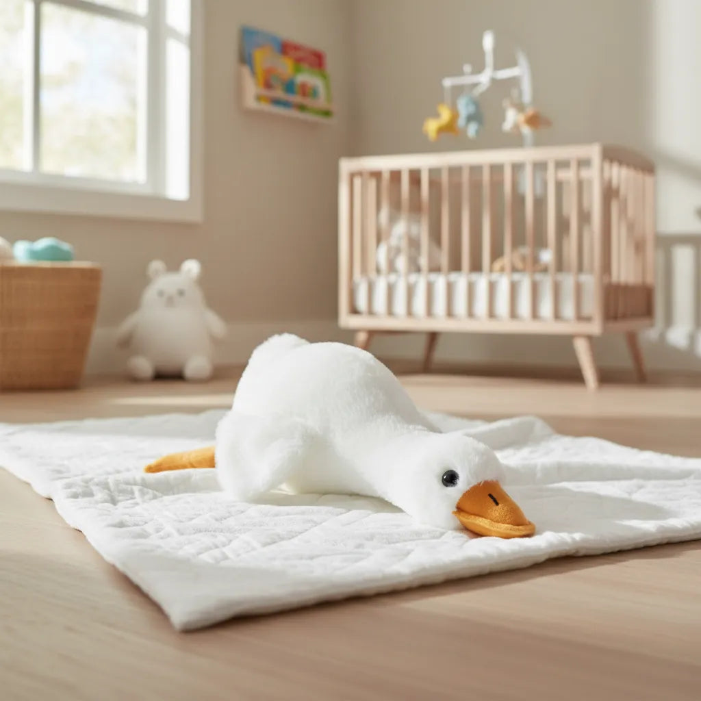 Peluche Ganso Acostado Kawaii