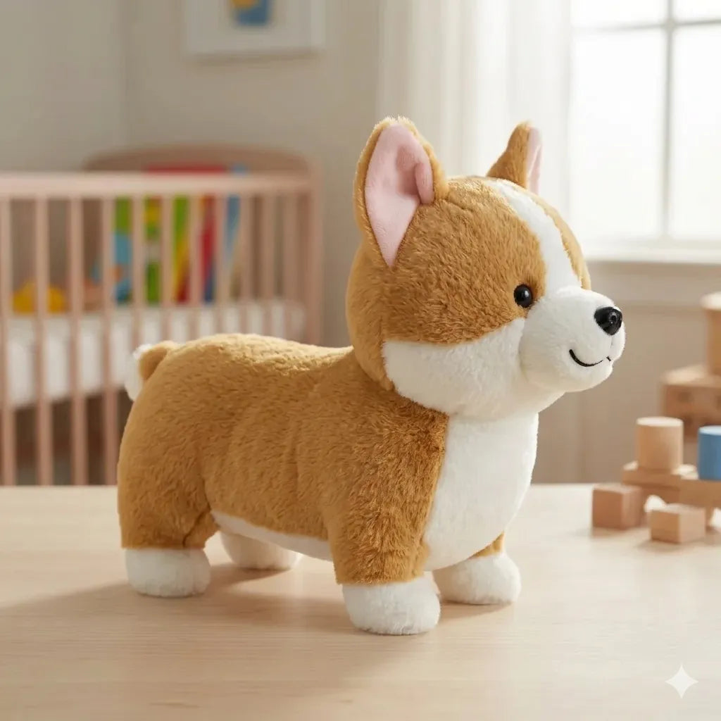 Peluche Perro Corgi Kawaii Almohada Suave