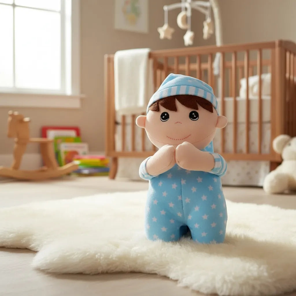 Peluche Muñeco Rezando con Sonido (niño)