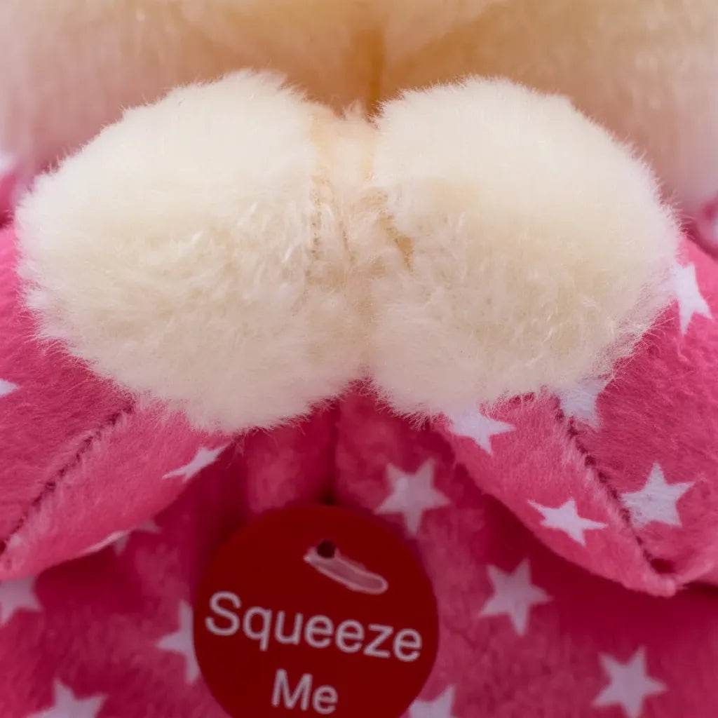 Peluche Osito Rezando con Sonido (niña)