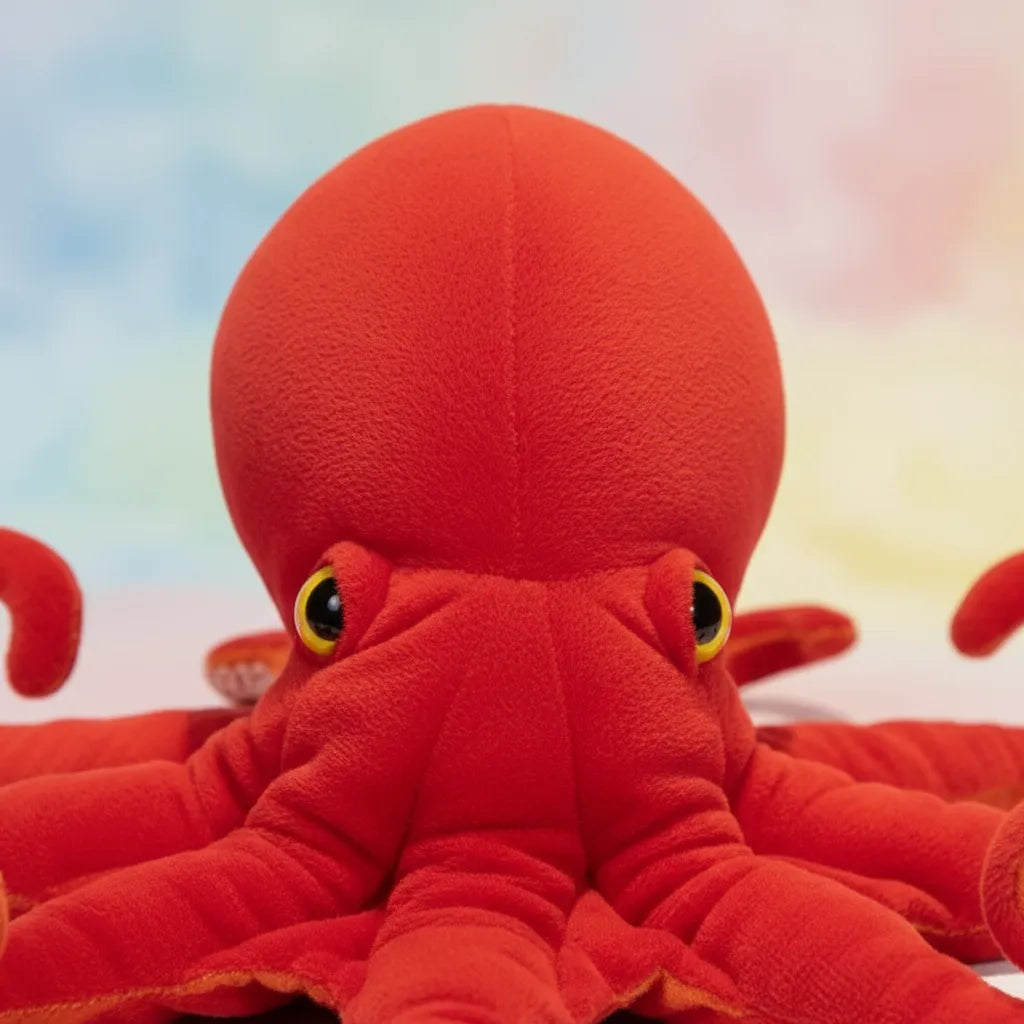 Peluche Pulpo Rojo