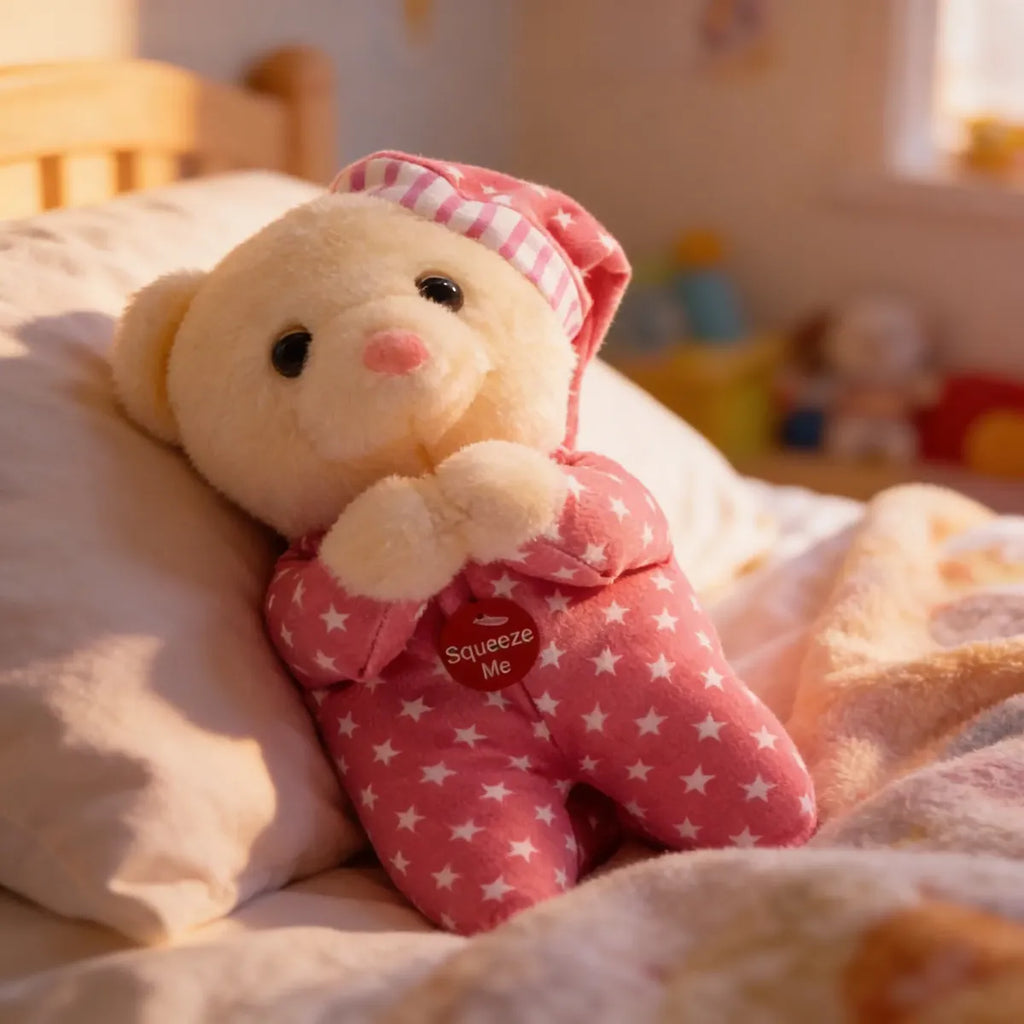 Peluche Osito Rezando con Sonido (niña)