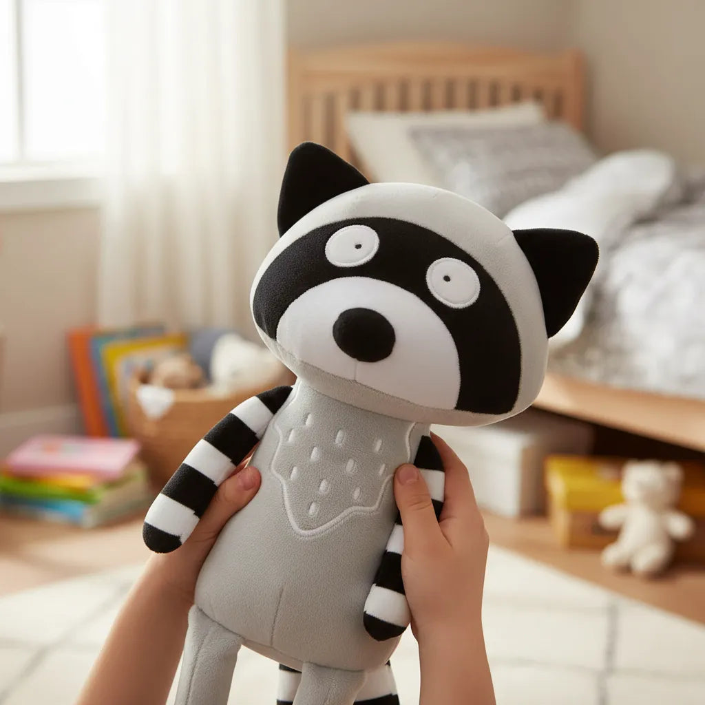 Peluche Mapache de Apego Kawaii