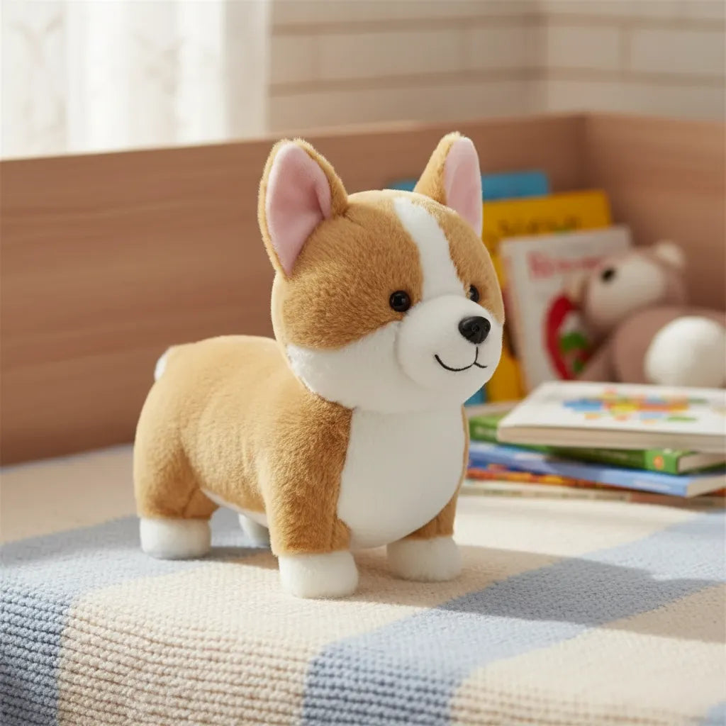 Peluche Perro Corgi Kawaii Almohada Suave