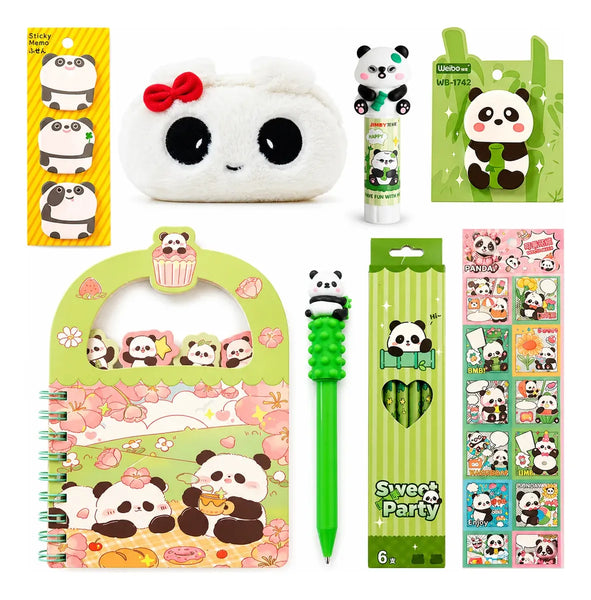 Set Papelería Panda