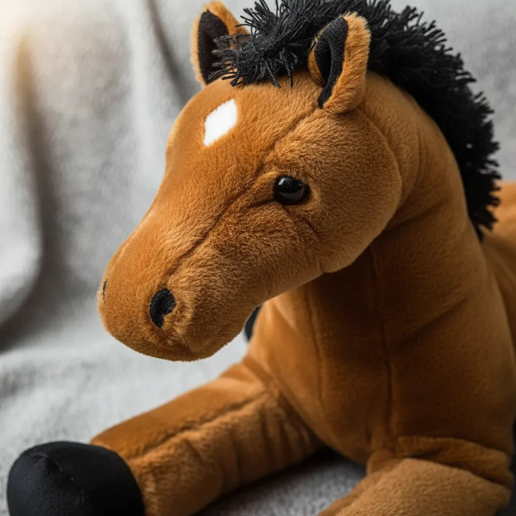 Peluche Caballito con Sonido para Niños (sin manchas)