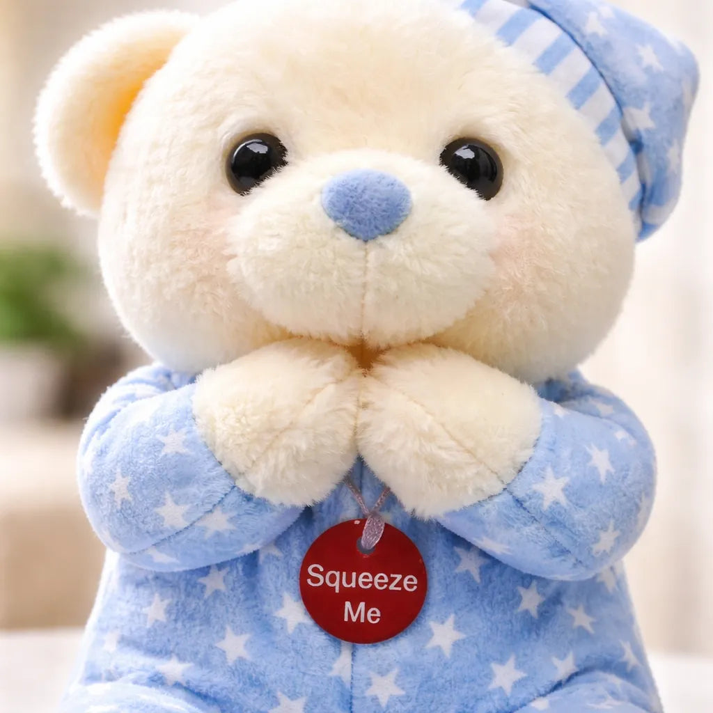 Peluche Osito Rezando con Sonido (niño)