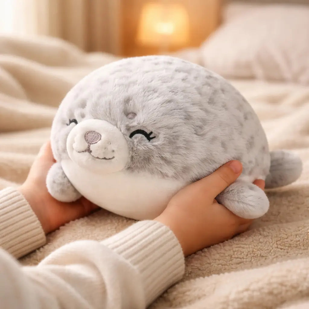 Peluche Foca Kawaii Suave y Esponjoso