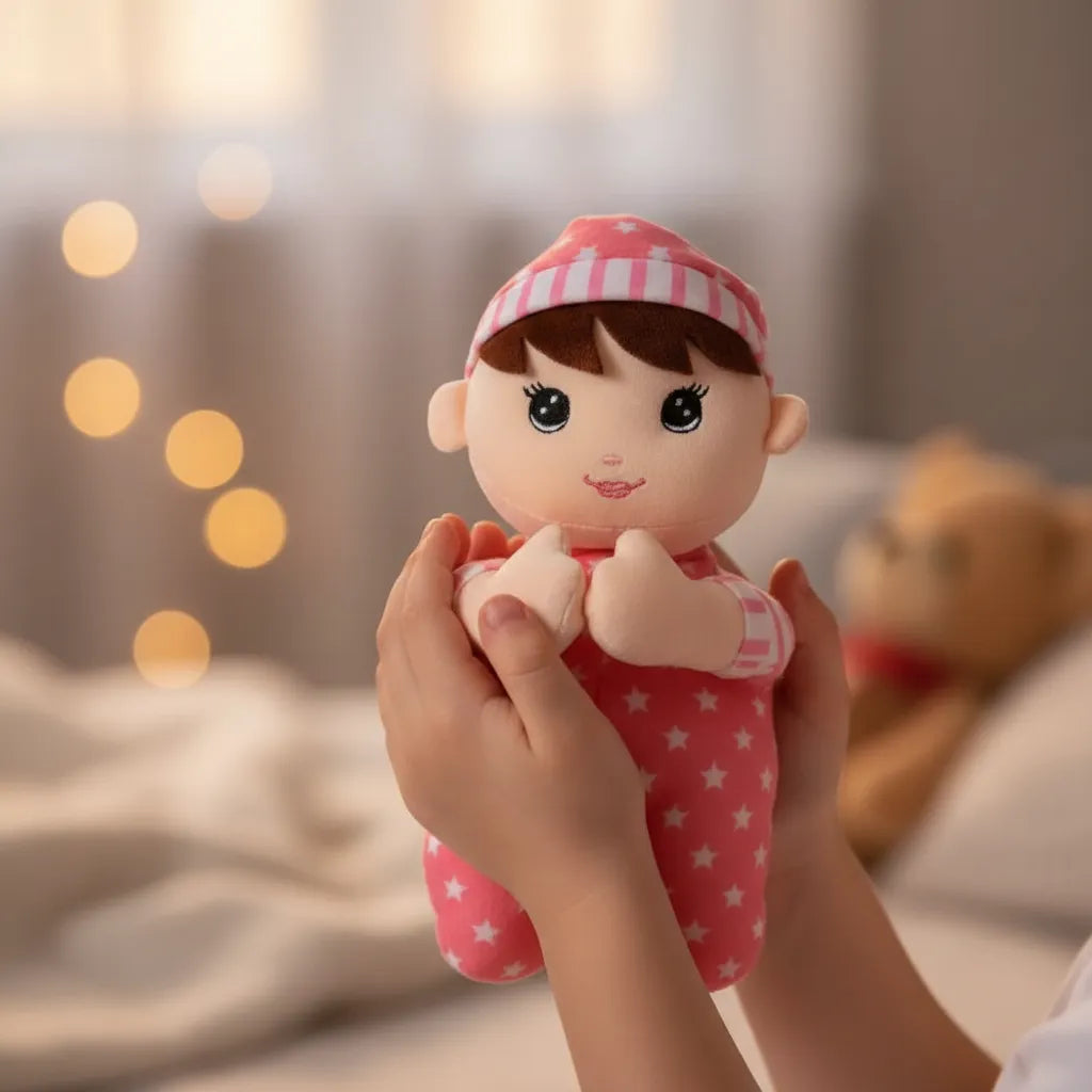 Peluche Muñeco Rezando con Sonido (niña)