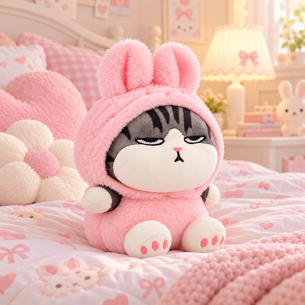 Peluche Gato Conejito 20 cm
