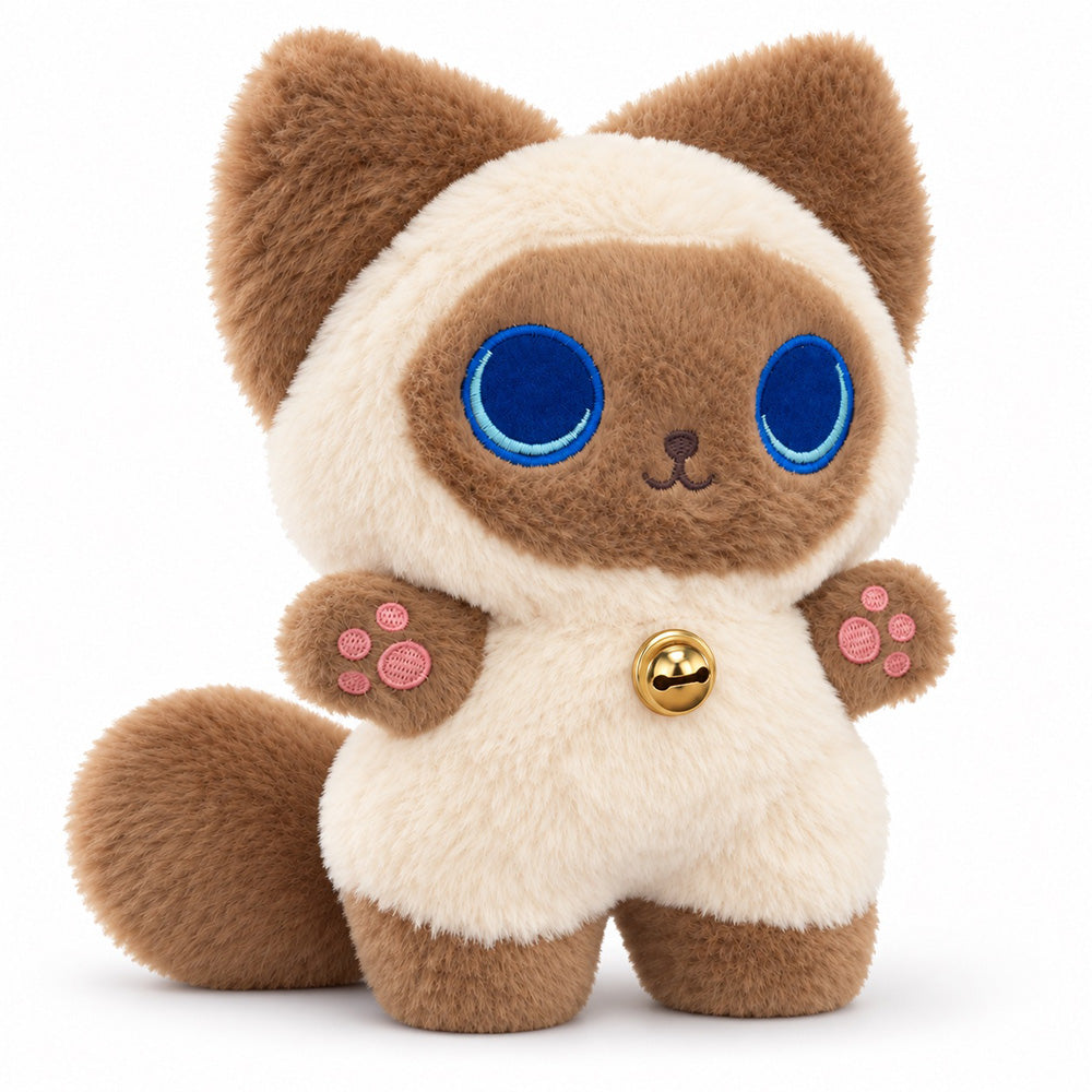 Peluche Gato Siamés 20 cm