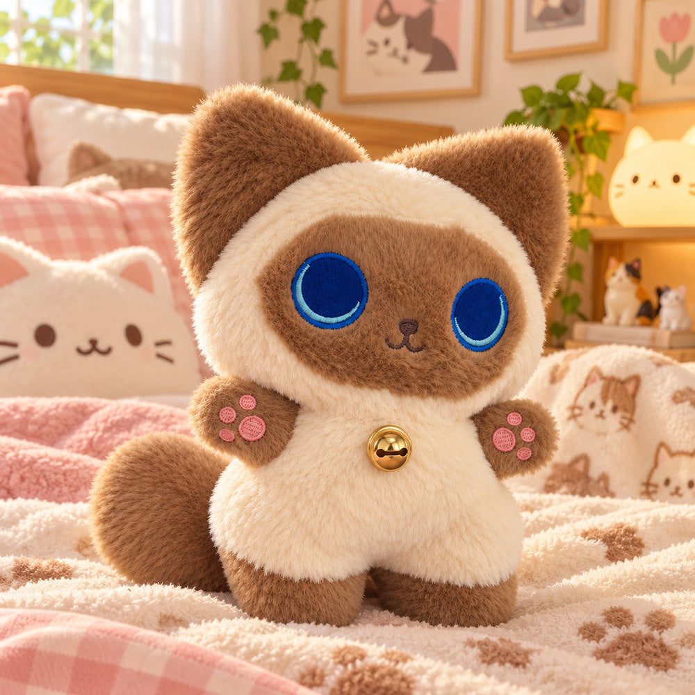 Peluche Gato Siamés 20 cm