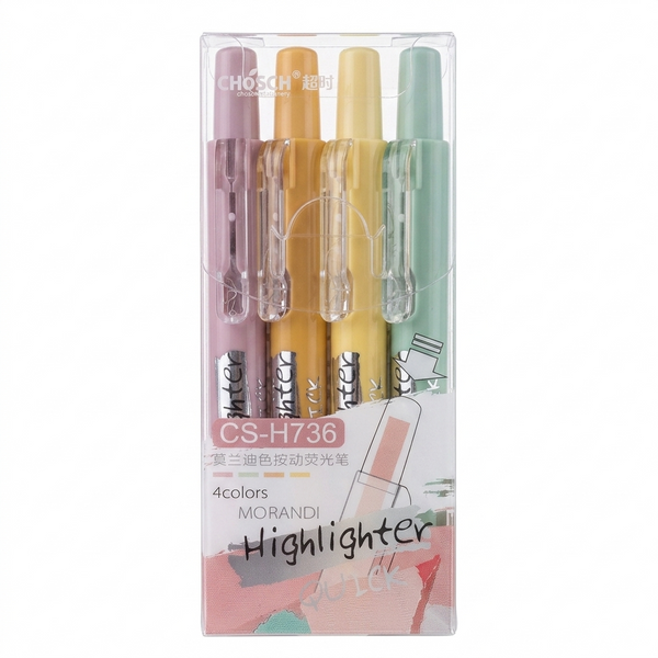 Set de Destacadores Pastel Morandi x4