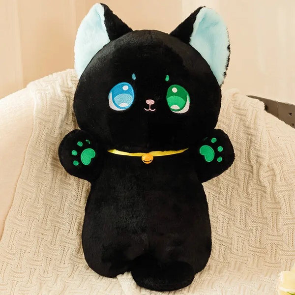 Peluche gato negro con cascabel