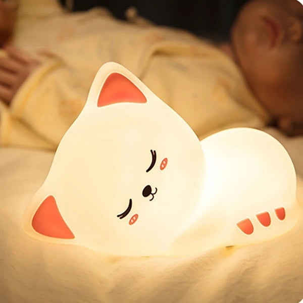Lámpara Gato durmiendo espanta cuco LED