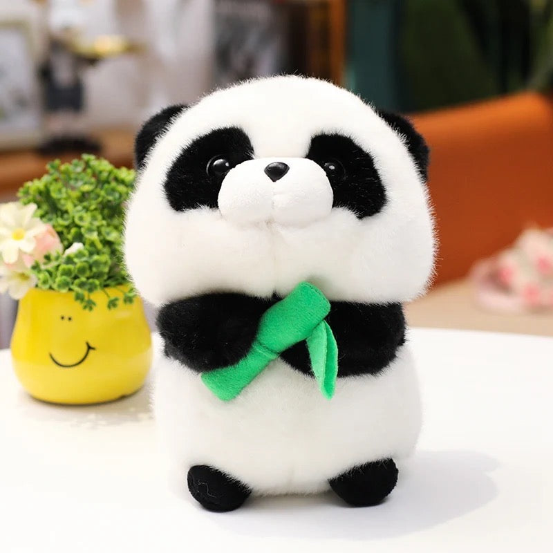 Peluche panda con bamboo