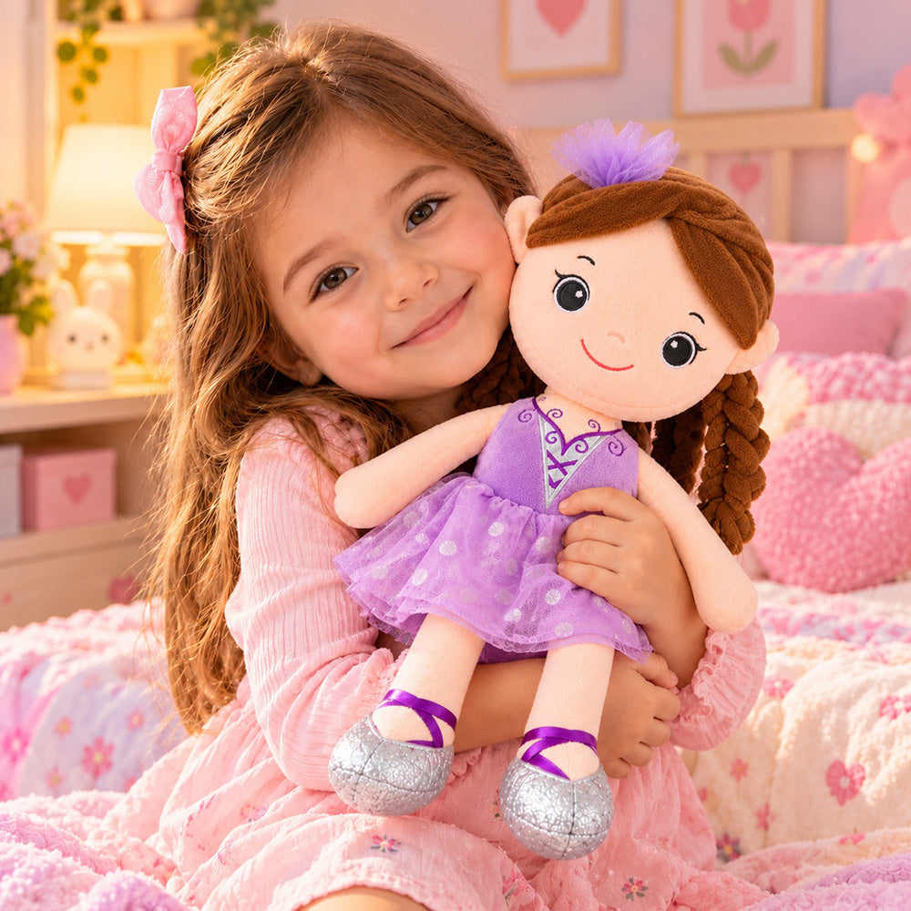 Peluche Muñeca Bailarina con Sonido 40 cm