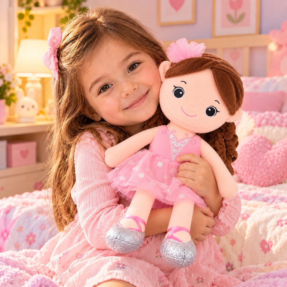 Peluche Muñeca Bailarina con Sonido 40 cm