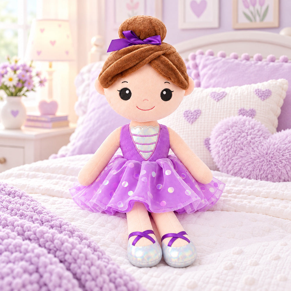 Peluche Muñeca Bailarina Lila 40 cm