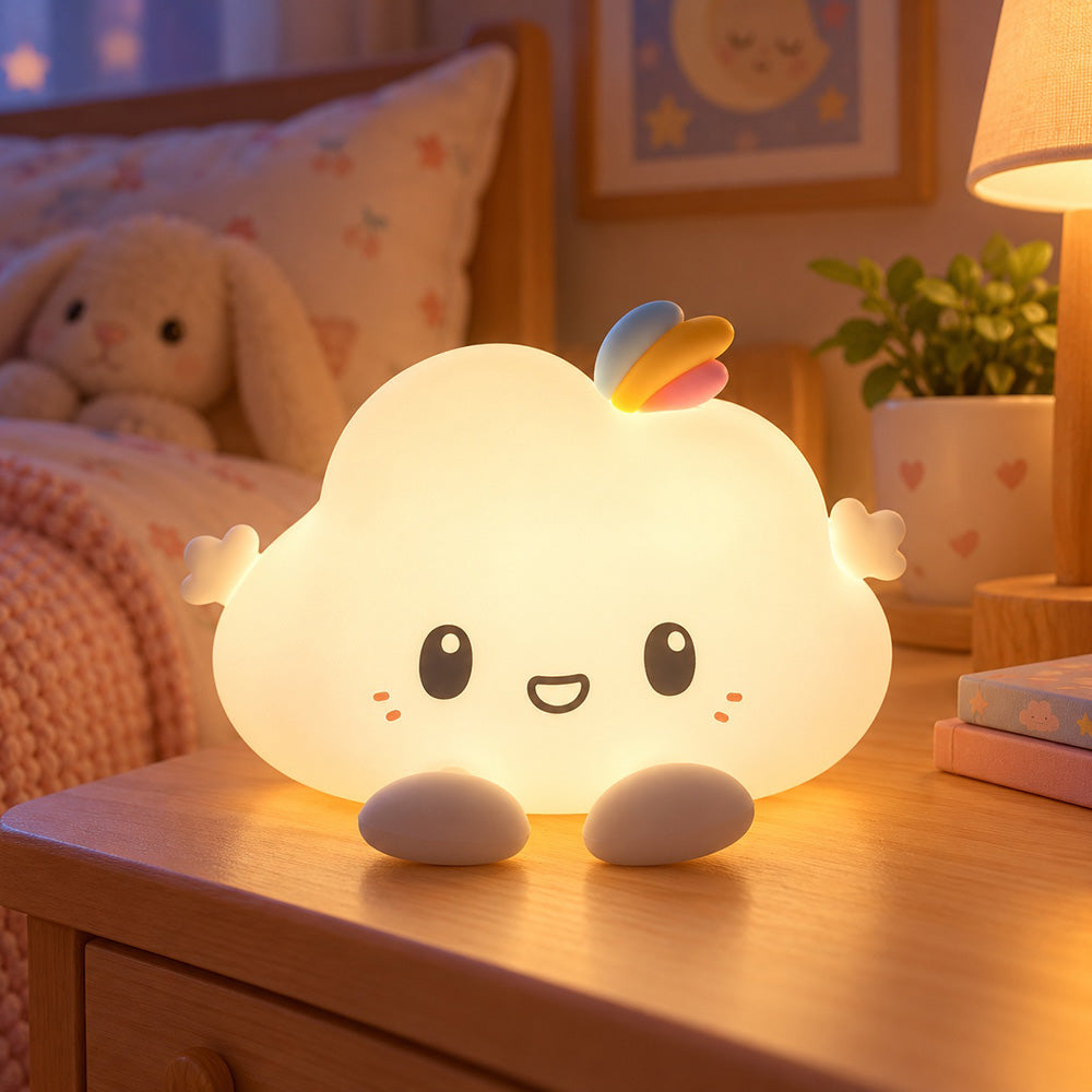 Lámpara espanta cuco Nube kawaii LED recargable - foto 6