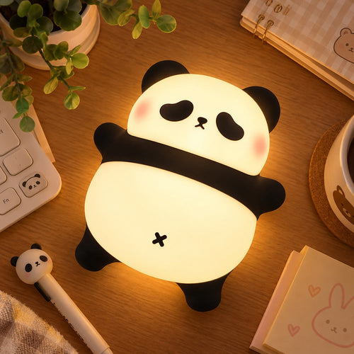 Lámpara Espanta Cuco Panda Pancita – Luz de Noche LED Recargable