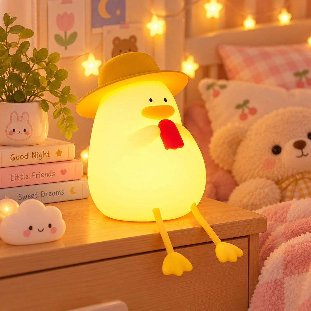 Lámpara espanta cuco Pato Relax kawaii LED recargable - foto 7