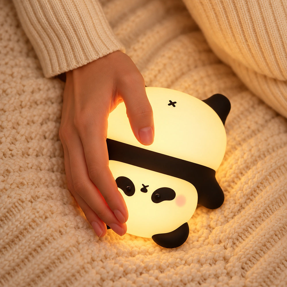 Lámpara espanta cuco Panda Pancita kawaii LED recargable - foto 4