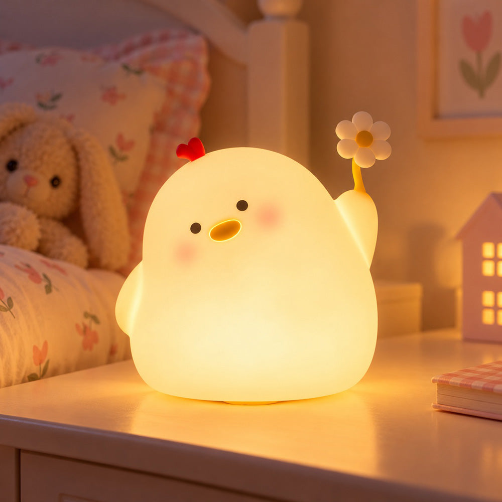 Lámpara espanta cuco Pollito kawaii LED recargable - foto 2