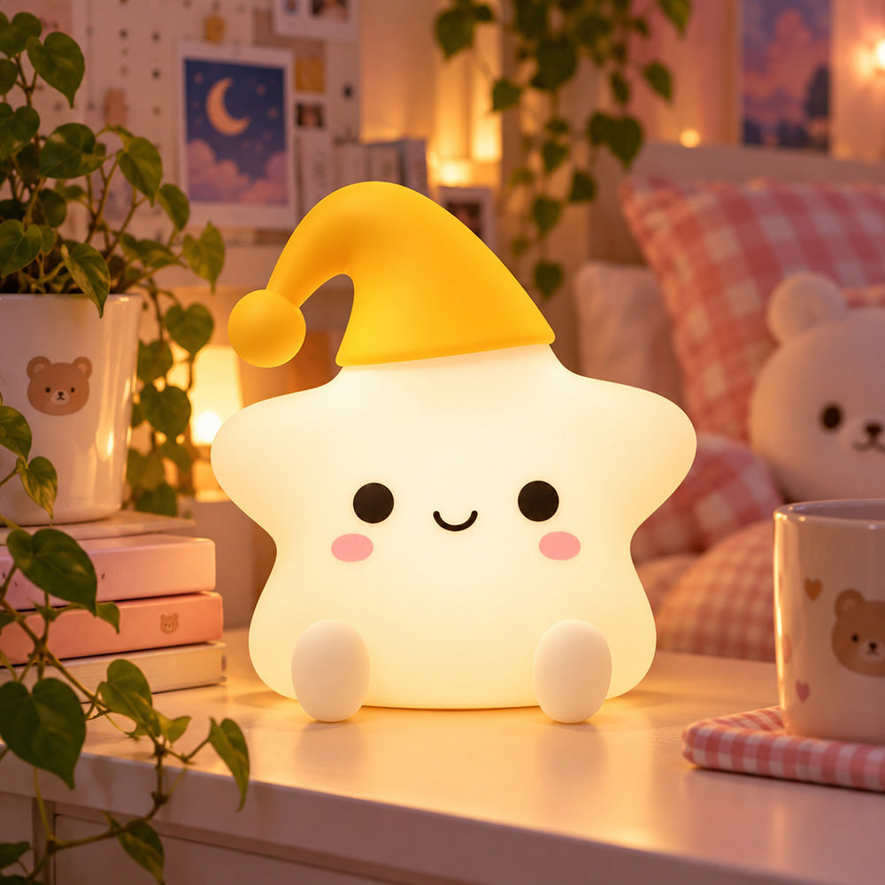 Lámpara espanta cuco Estrella kawaii LED recargable - foto 3